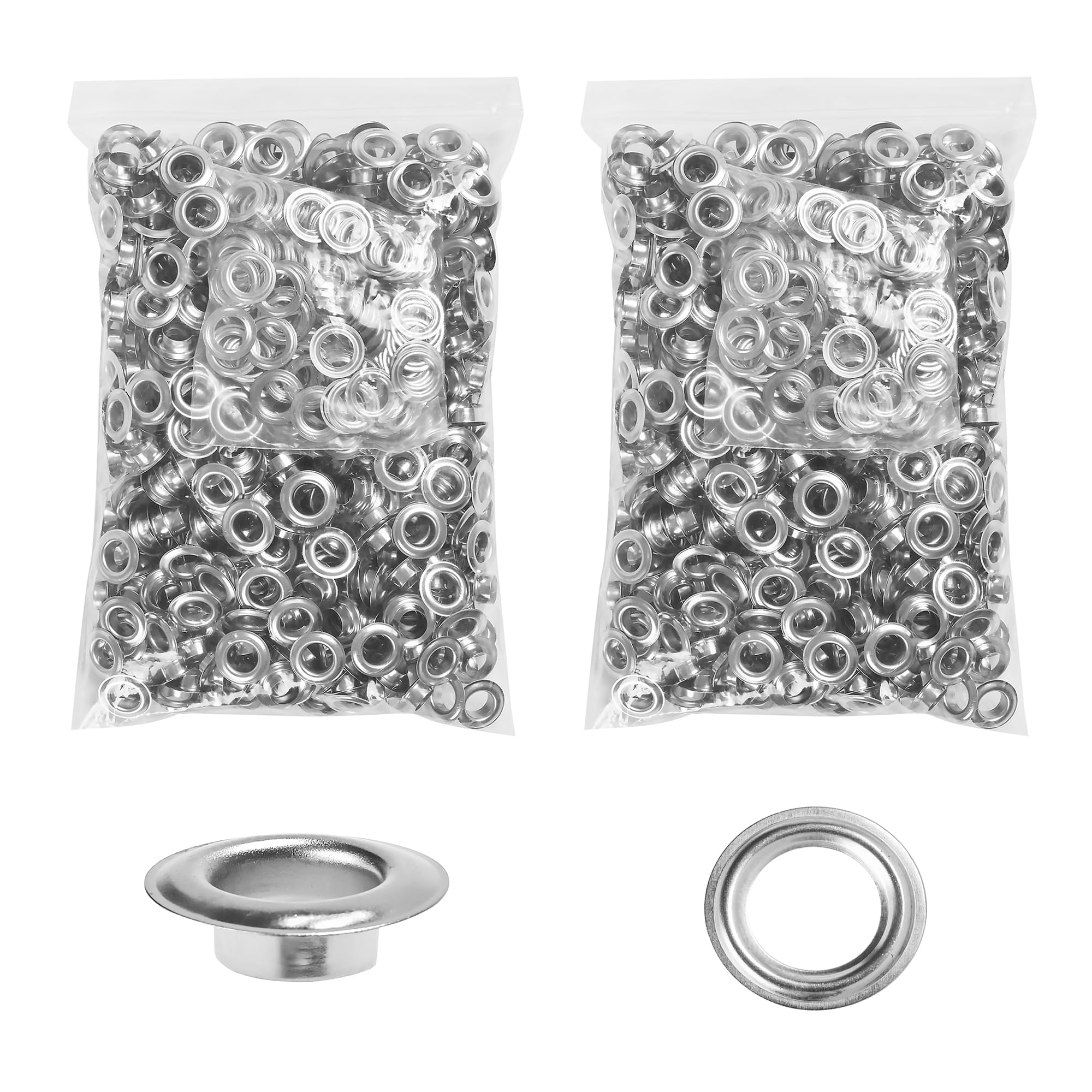 Gold Grommets 1000pcs - Durable Washers & Grommets Kit -28 Gold Grommets 1000pcs - Durable Washers & Grommets Kit -28