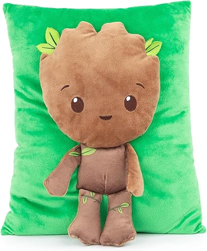 Miniatura 22 de Jay Franco - Almohada con peluche en 3D para abrazar de Miles Morales de Marvel, Spidey & His Amazing Friends, supersuave, mide 15 pulgadas Negro