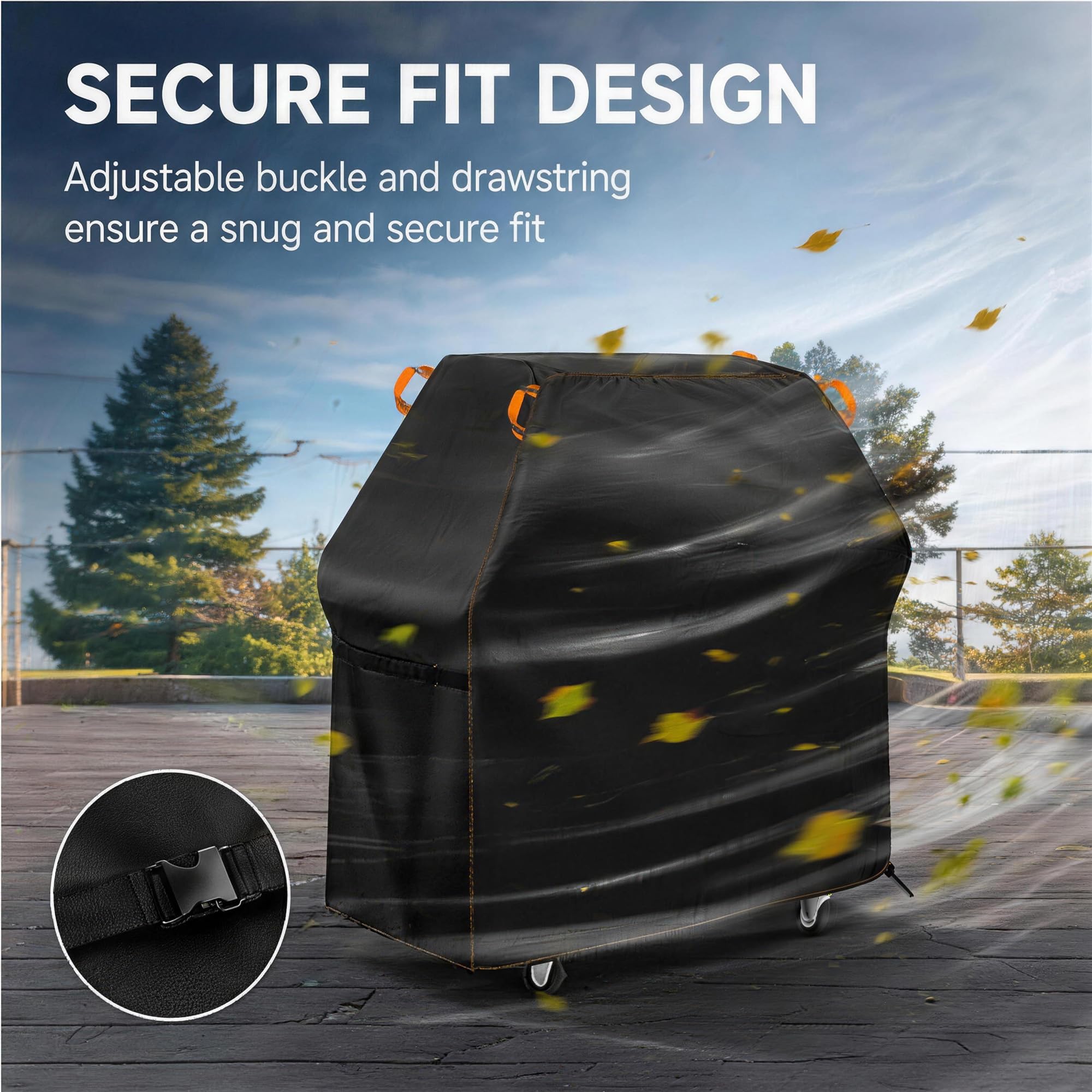 ZORQ Copertura Barbecue per Campingaz 3 Series Woody LX 2014-2022, Copri Barbecue da Esterno Impermeabile Copertura Resistente alle Intemperie Barbecue Gas
