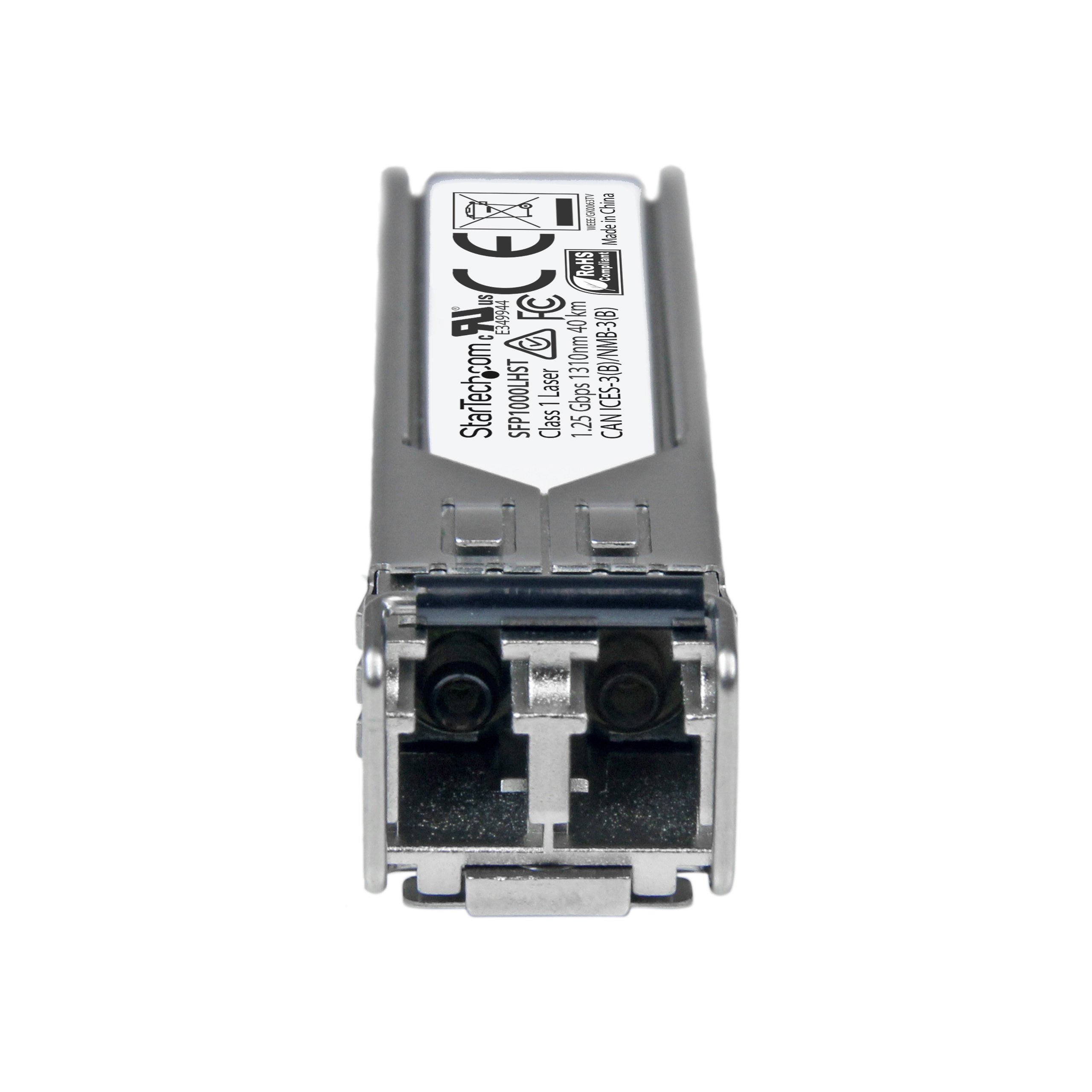 Startech.Com Startech.Com Modulo Ricetrasmettitore Sfp In Fibra Gigabit con Forme Msa, 1000Base-Lh, Sm Lc, 40 km, Sfp Monomodale
