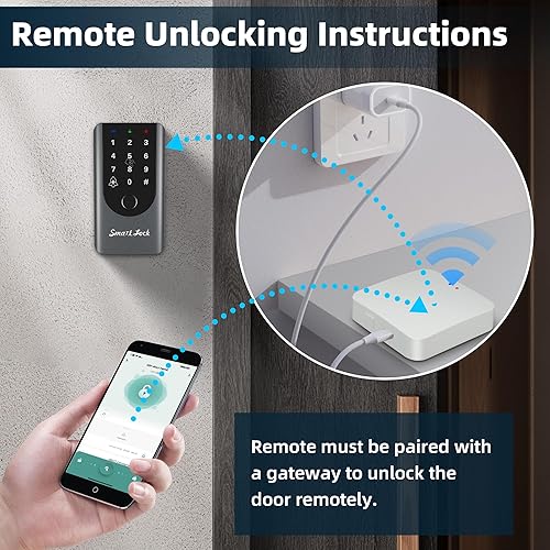 Miniatura 6 de Caja de seguridad con cerradura de llave para exteriores, caja fuerte con aplicación, código, huella digital desbloqueada, adecuada para llaves de