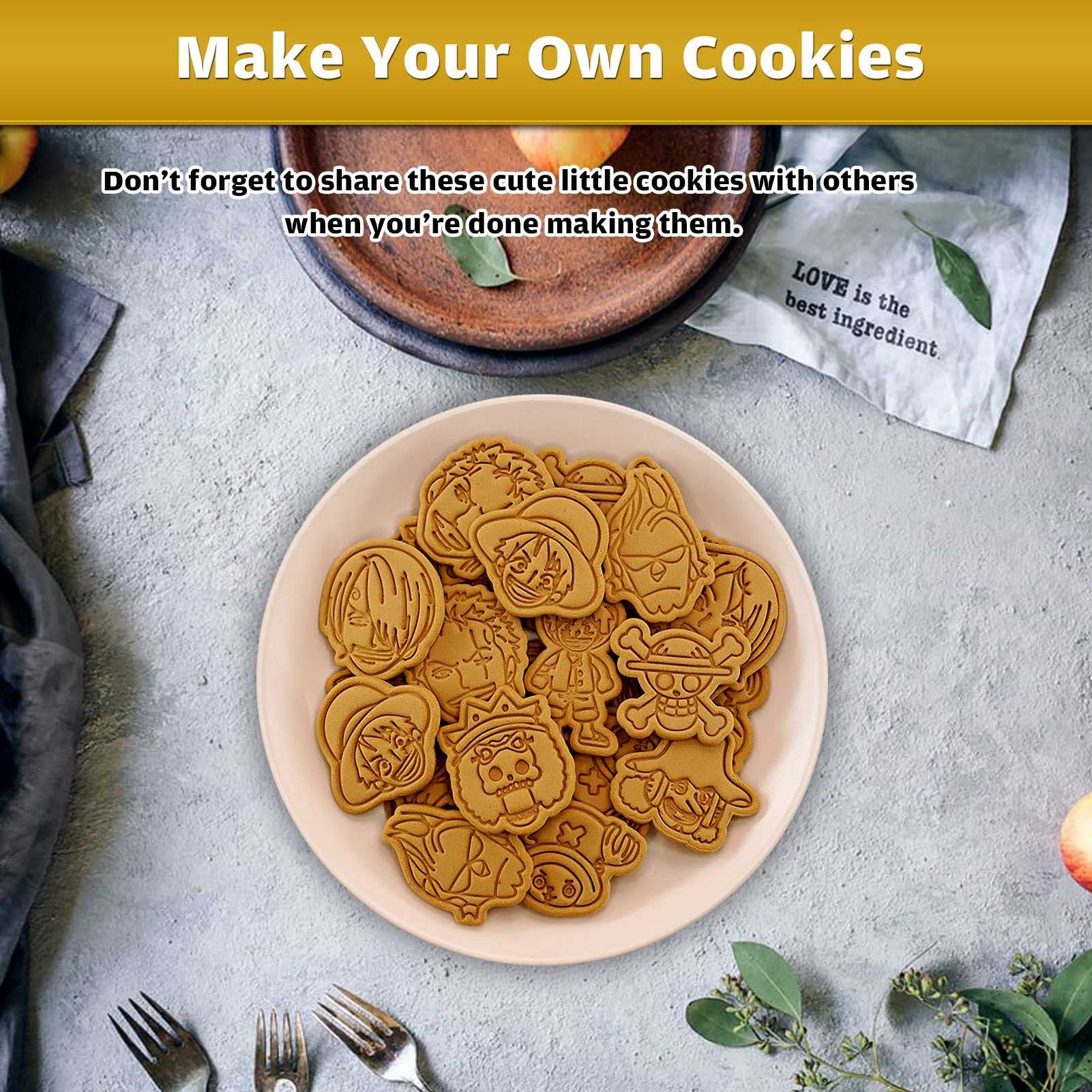 Emporte-Pièces De Dessin Animé, 8 Outils De Cuisson En Forme De Biscuit