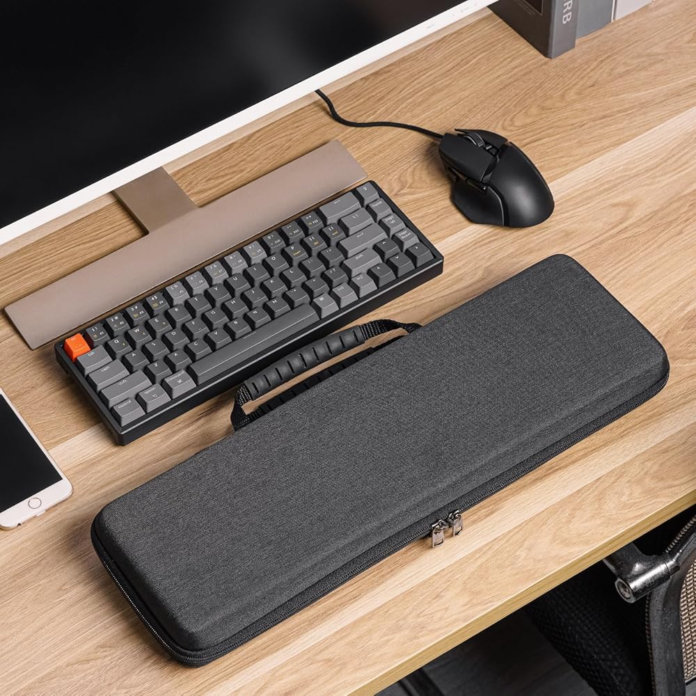 キーボード付きカバー キーボードケース 専用 収納バッグ フルキーボード キズ防止 防塵 60