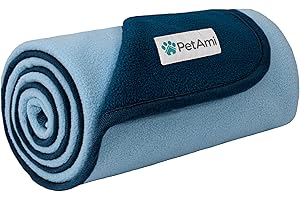 PetAmi Dog Blanket for Small Dogs - Waterproof Fleece Throw for Couch and Furniture Protection