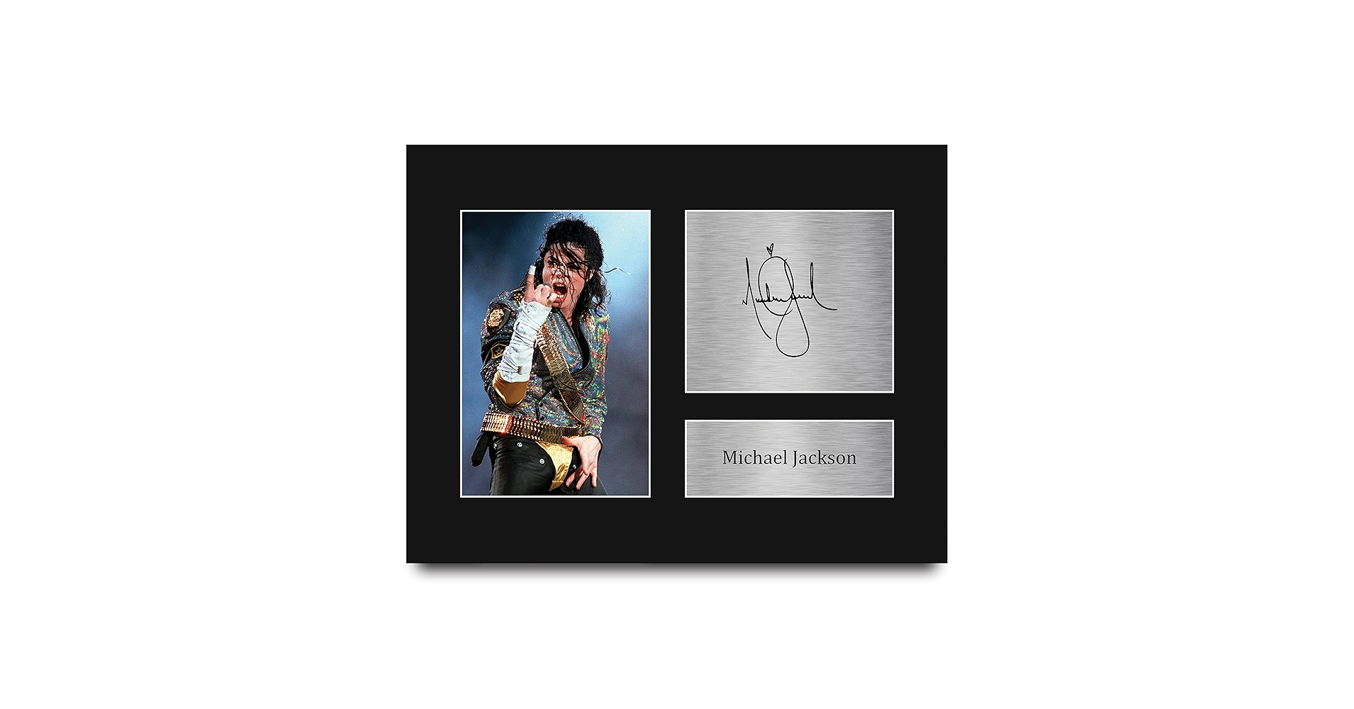 Michael Jackson サイン入り写真 フレーム付き Michael Jackson サイン入り写真 フレーム付き Amazon.com: HWC