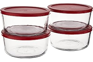 Anchor Hocking 7-Cup Round Food Storage Containers with Lids