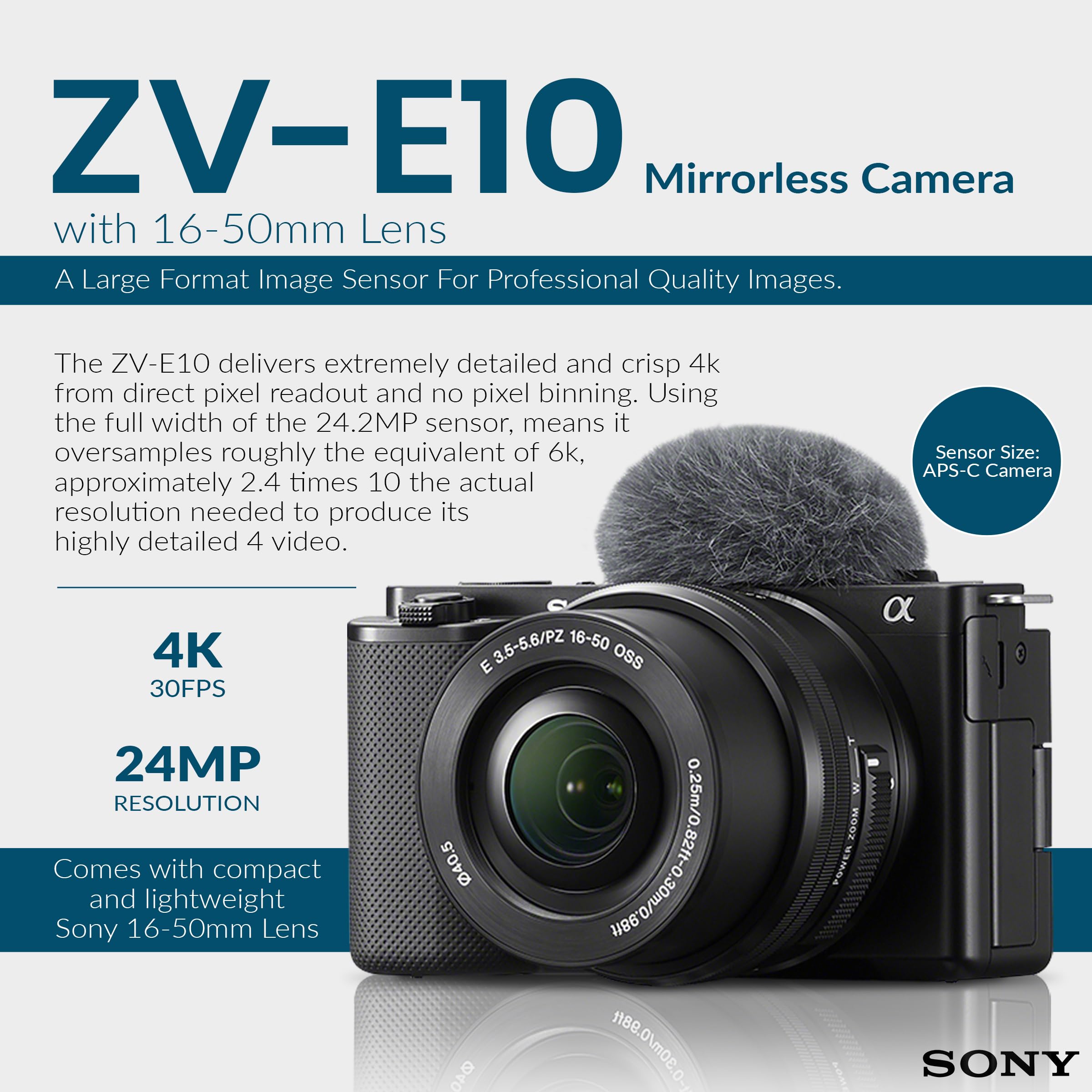 Amazon | ソニー ミラーレス交換レンズ Vlogカメラ ZV-E10 APS-C 16