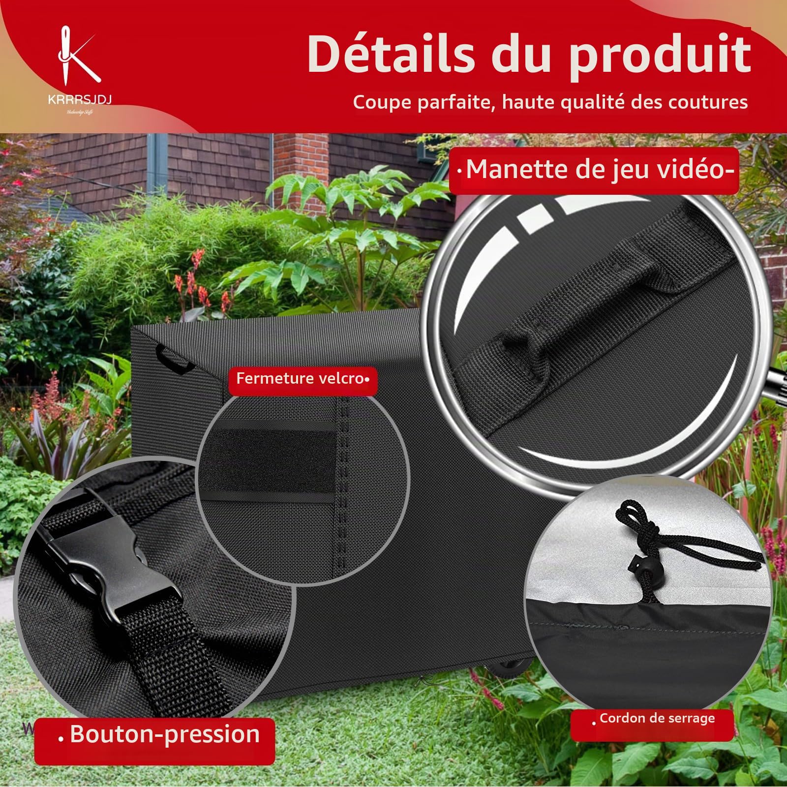 Housse Protection Chariot Plancha Imperméables,Dimension 100x60x90cm,Bache pour Chariot Plancha Coupe Vent,Couverture Chariot Plancha avec Cordon et Poignée,Tissu Oxford 420D (100 * 60 * 90cm,Noir)