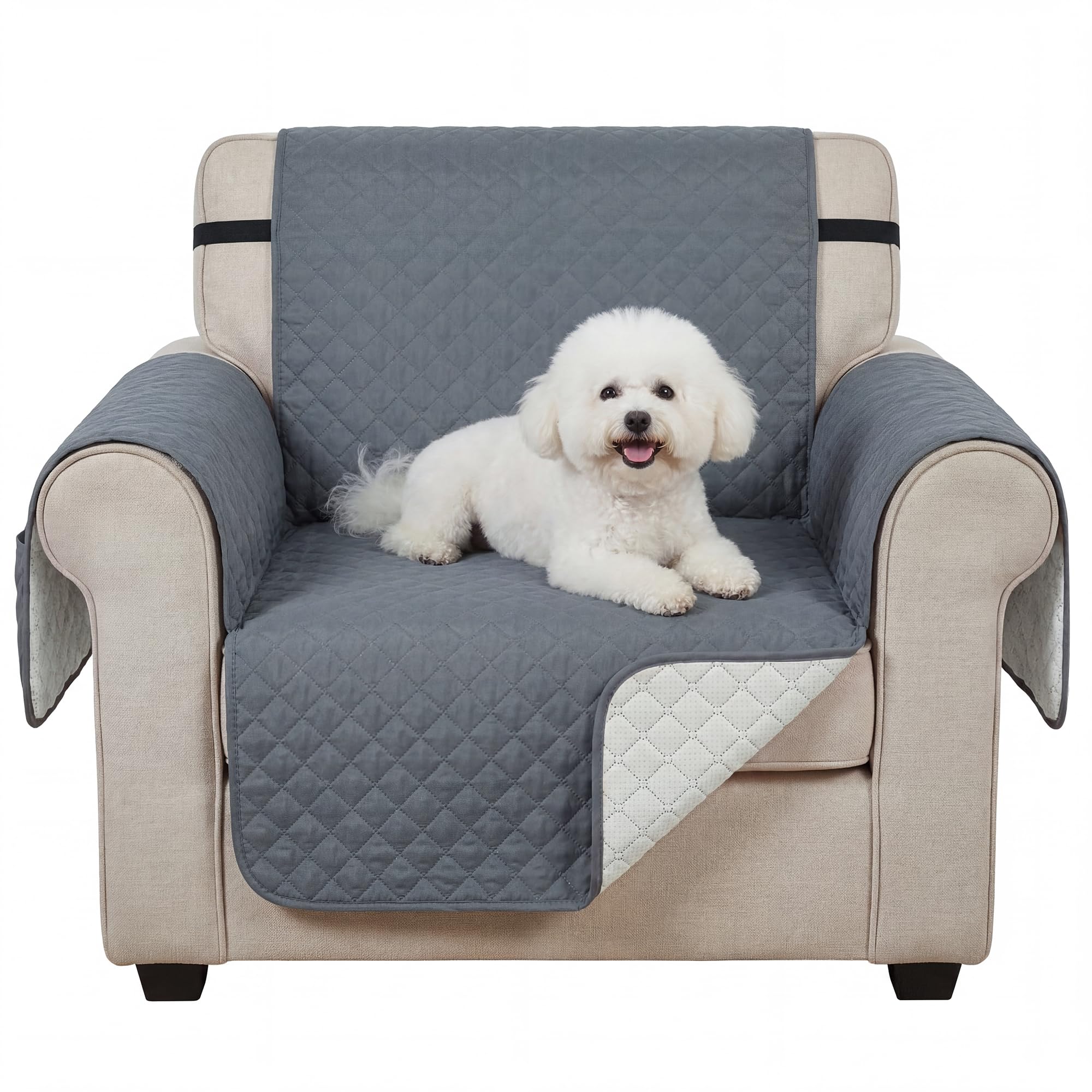 PawHut Waterproof Sofa Cover, Soft Couch Cover for Dogs Cats Pets