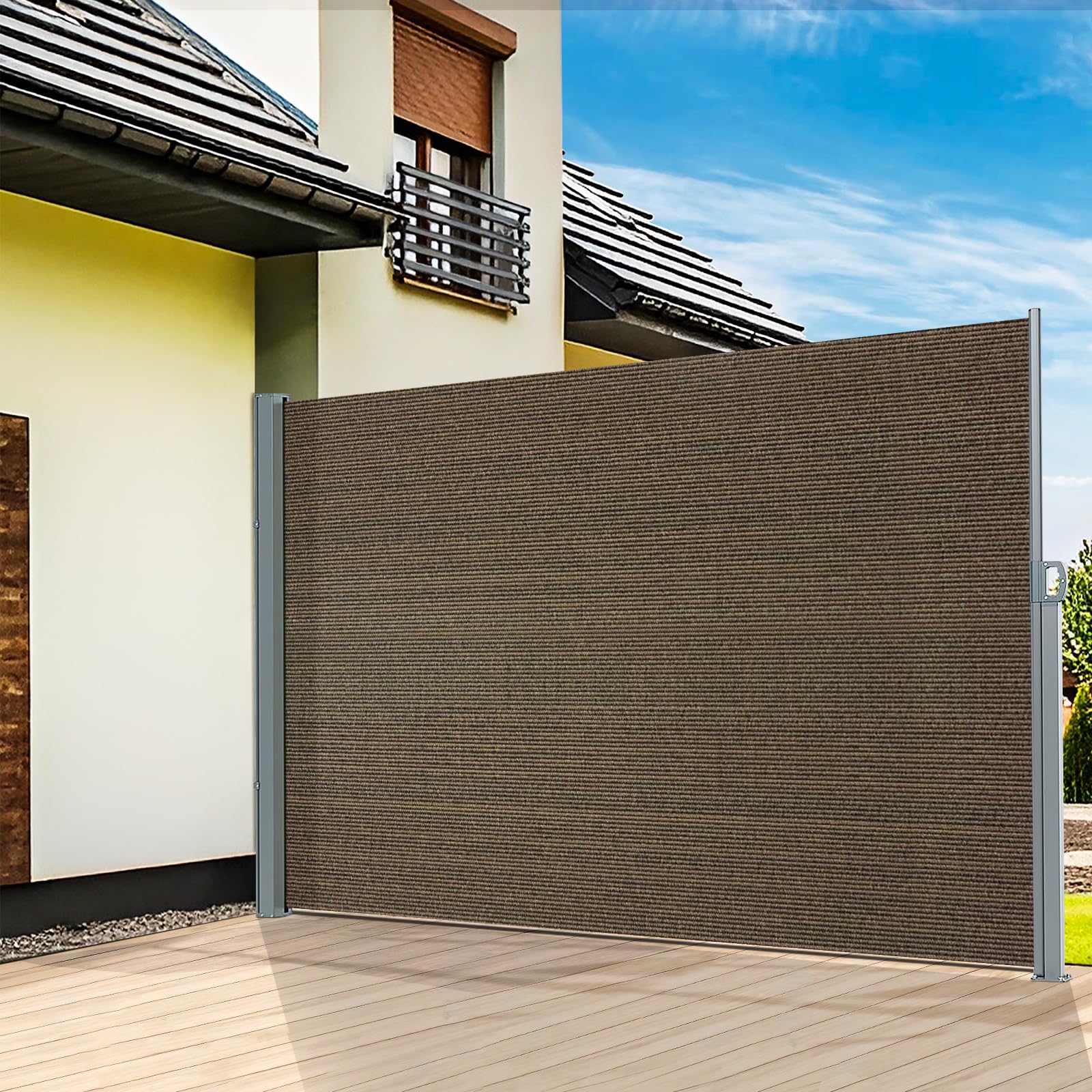 縁側　バルコニー Amazon.com : KANAGAWA 71'' x 118'' Retractable Side Awning