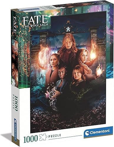 Clementoni 39688 Fate The Winx Saga - Rompecabezas para adultos, 1000 piezas, hecho en Italia, multicolor