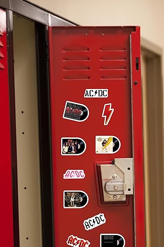 Miniatura 6 de ACDC Albums - Paquete variado de calcomanías grandes de vinilo de 50 unidades, para laptop, botella de agua, álbumes de recortes, tableta,