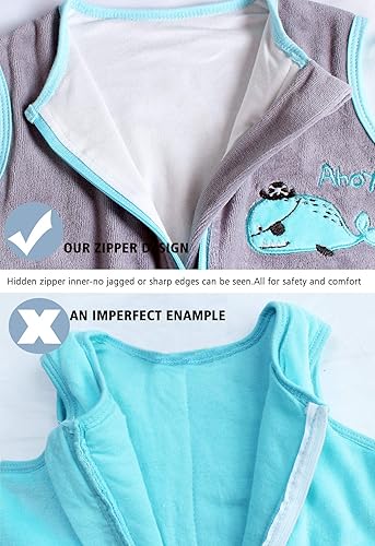 Miniatura 5 de Sincere Saco de dormir para bebé, primavera, otoño, cálido, saco de dormir para caminar con piernas, mantas de pijama, 6 meses a 4 años