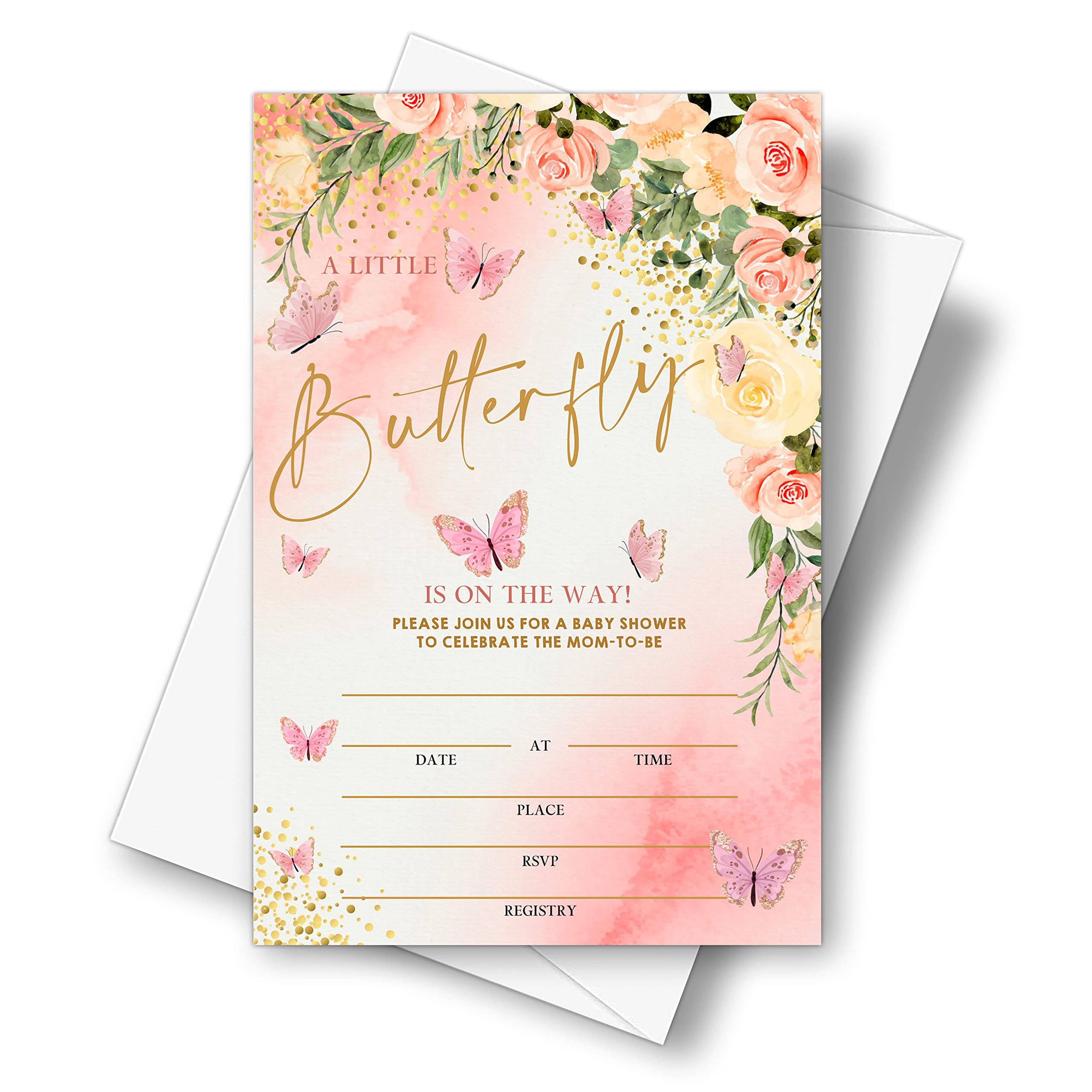 10 Best Butterfly Babyshower Invitations for Your Special Day
