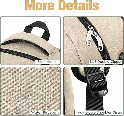 Miniatura 3 de YAMTION Mochila para niños adolescentes, para el colegio y escuela secundaria, con puerto USB, color azul