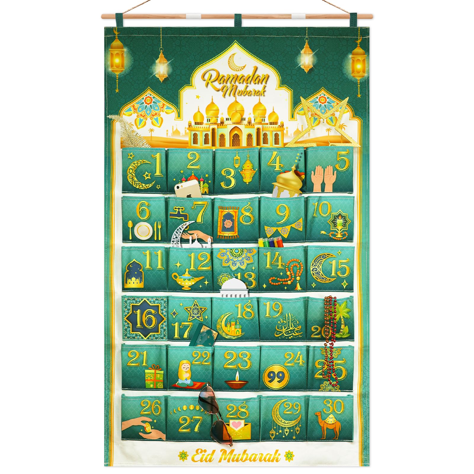 DPKOW 30 Ramadan Calendar with Pockets
