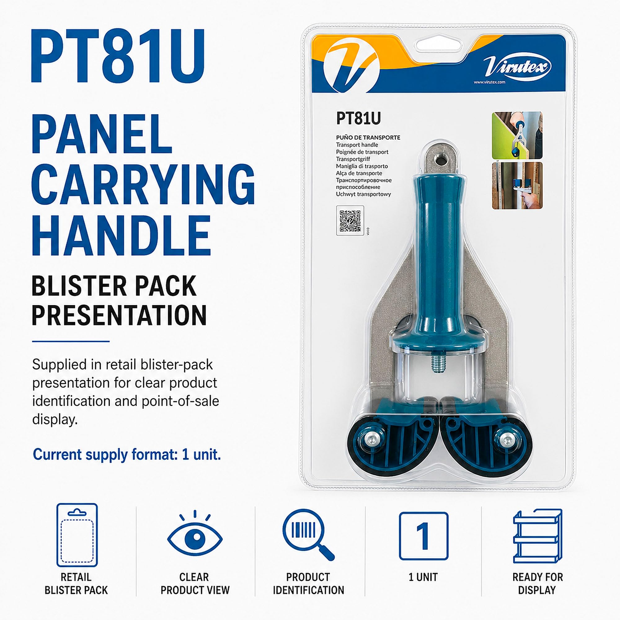 Virutex PT81U Transport Handle