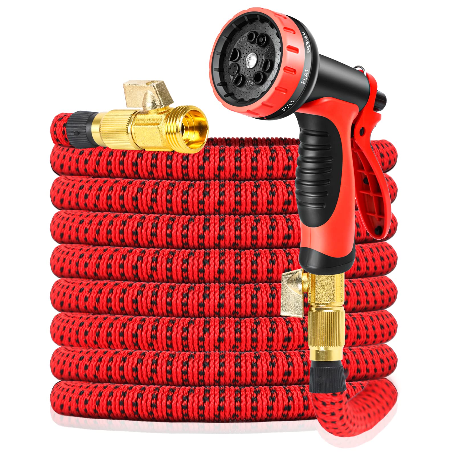Buy Garden Hose Expandable 50ft, NARUNDREN Retractable SelfLocking