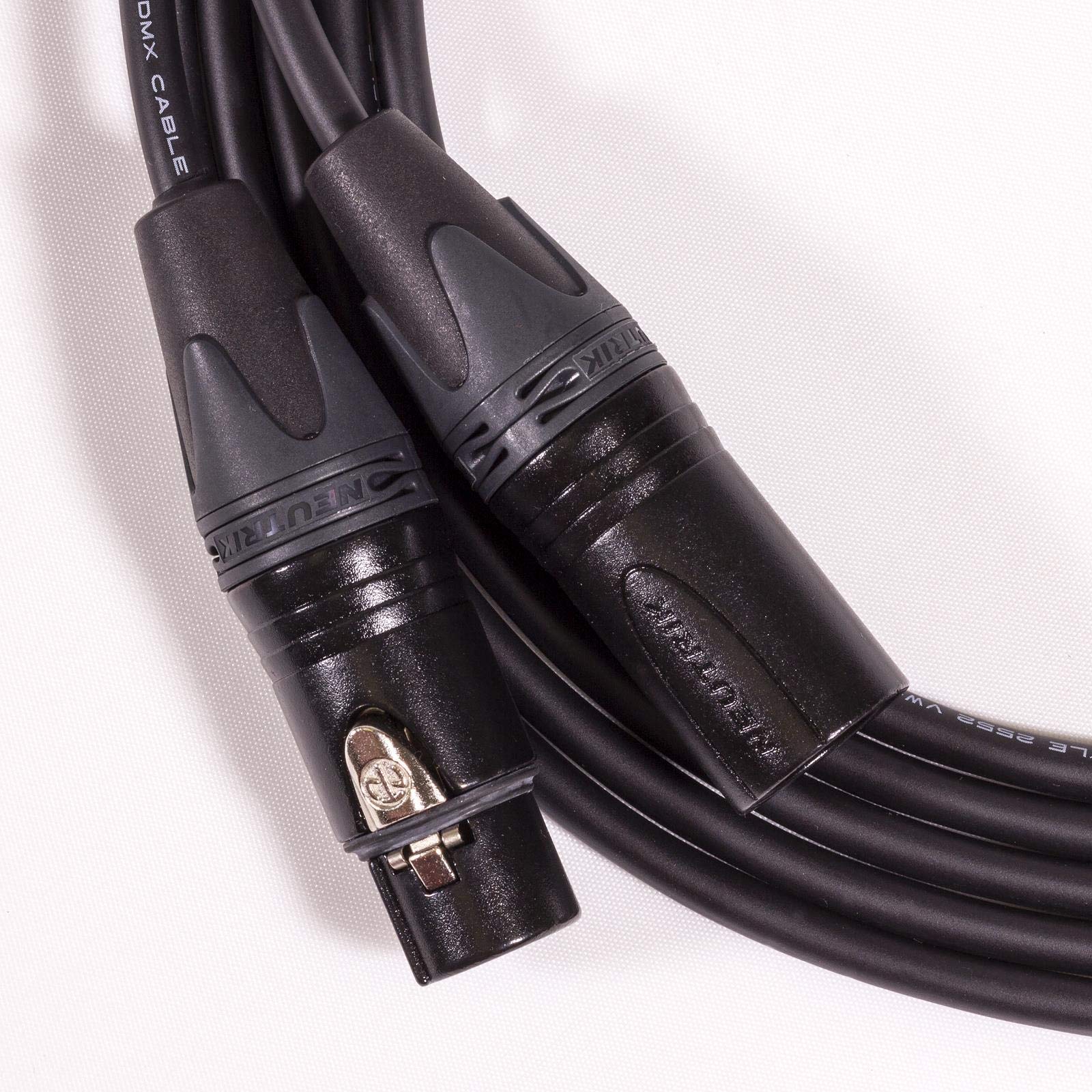 15m Mogami AES XLR to XLR Cord. 110ohm 3080 Digi Black Cable