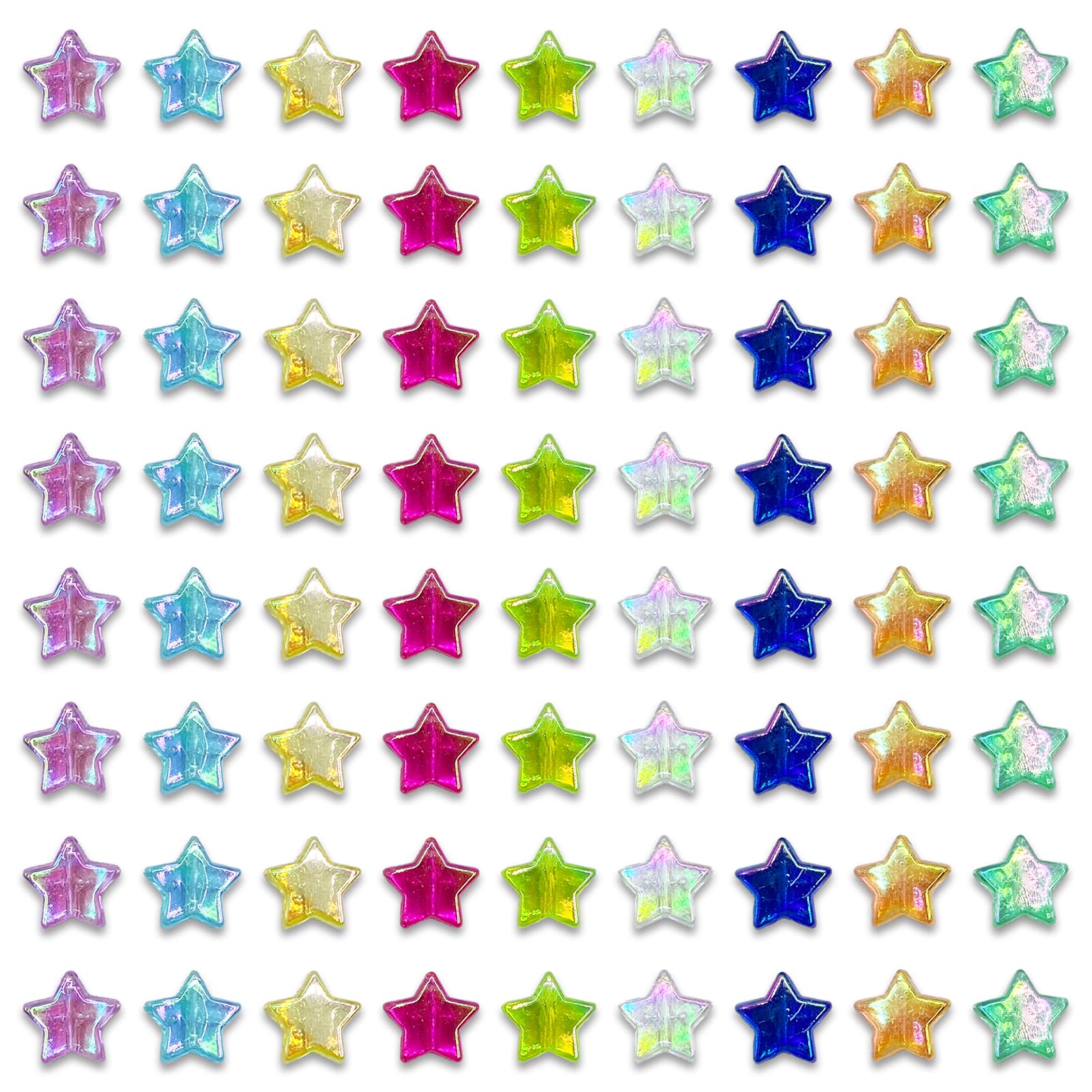 Amazon.co.jp: ノーブランド品 ビーズ 星 100個 10mm スター 穴あり