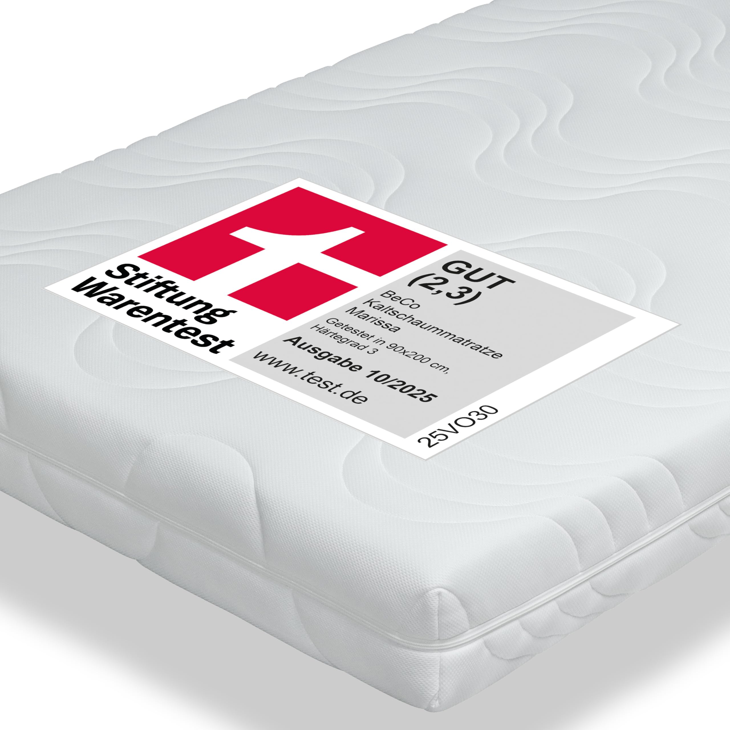 BeCo Matratze Marissa - 100 x 200 cm, Komfortschaum, mittelfestes Liegegefühl