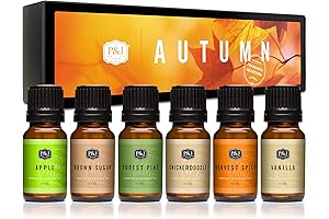 P&J Fragrance Oil Autumn Set: Enchanting Fall Scents for Diffusers
