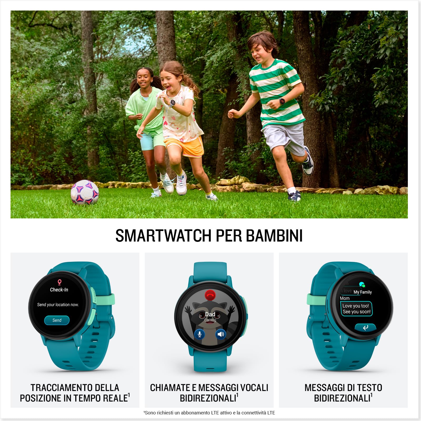 Garmin Bounce 2 Smart Watch per Bambini - Dettaglio