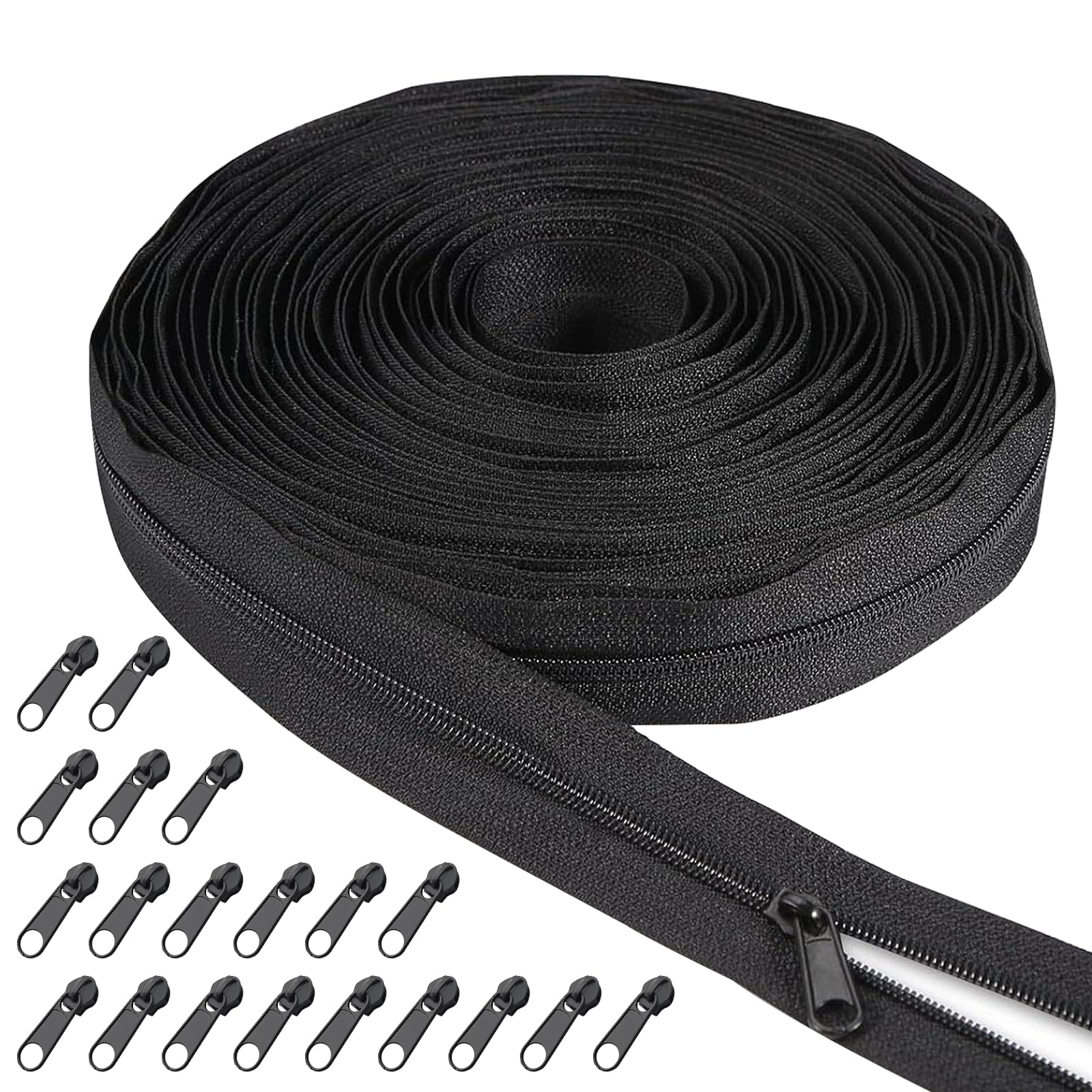 KGS 20 Cerniere Invisibili Assortite – 17,8 Cm – Nylon Colorato – Per Cucito E Artigianato - 4