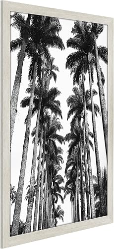 Vista 437 de Americanflat - Marco para póster de 71 x 74 cm con plexiglás pulido, portarretratos negro de madera industrializada, Epic Collection, marco ancho