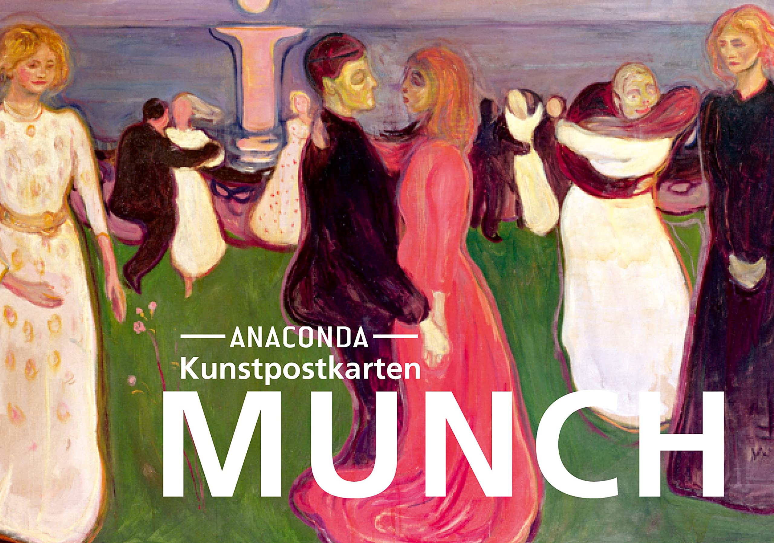 Postkarten-Set Edvard Munch: 18 Kunstpostkarten aus hochwertigem Karton. ca. 0,28€ pro Karte