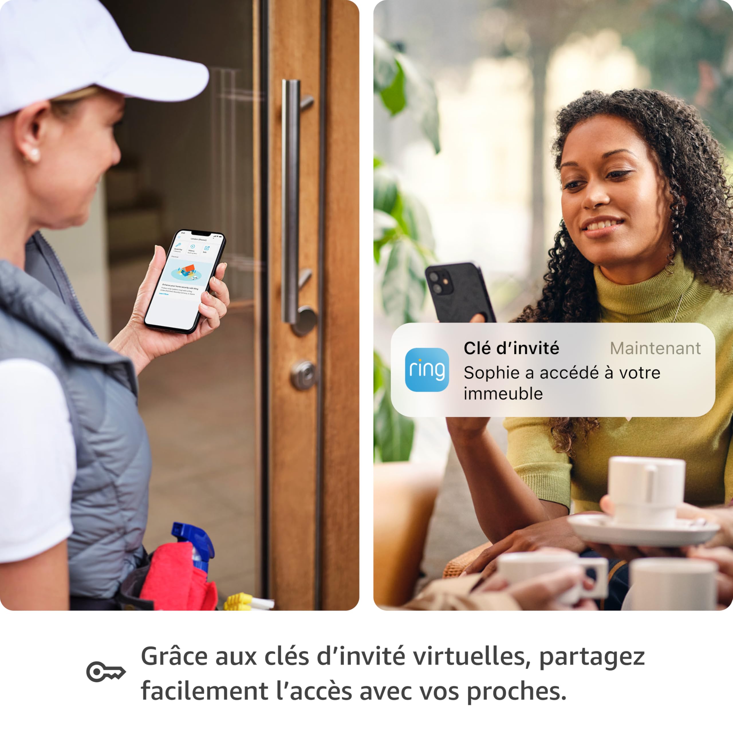Ring Intercom par Amazon + Echo Pop Anthracite | Pack de démarrage idéal pour une maison intelligente connectée