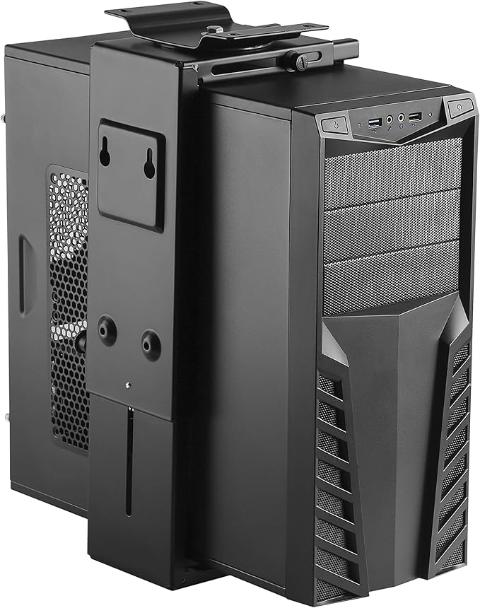 HumanCentric Adjustable Under Desk PC Mount and CPU Holder