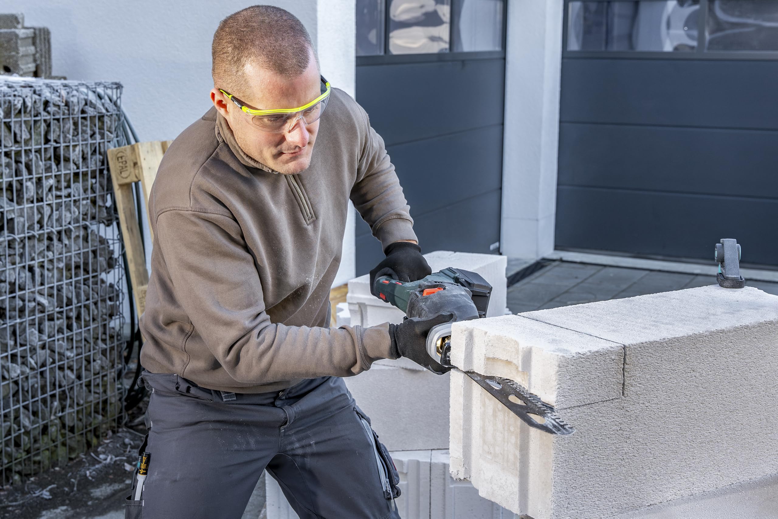 wolfcraft Sabre Saw Blade, TC Tipped, Aerated Concrete and Hollow Bricks, Straight Cut, 266800 - Image 4
