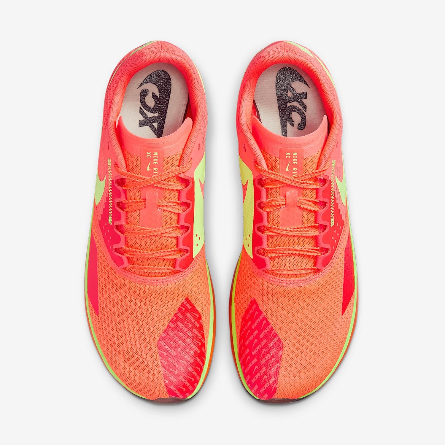 ZOOM RIVAL XC 6 - 800 HYPER ORANGE/LIME BLAST-BRIGHT CRIMSON