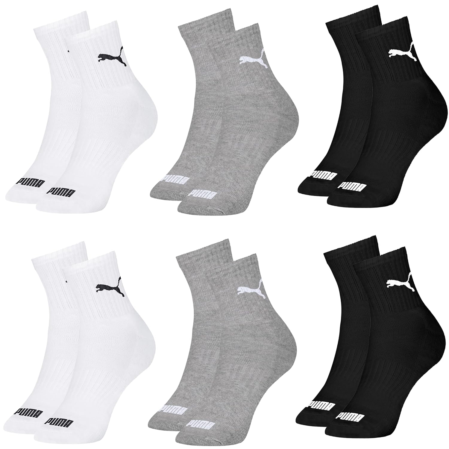 PUMA 6 ParesMeia Cano Médio Alto com Sola Atoalhada e Faixa Tensora Esportiva Academia Unissex Adulto, 2 Branco – 2 Cinza – 2 Preto, 39-43 em promoção! Veja a oferta e mais achadinhos de Moda íntima 8 Hoje é o melhor dia para comprar PUMA 6 ParesMeia Cano Médio Alto com Sola Atoalhada e Faixa Tensora Esportiva Academia Unissex Adulto, 2 Branco – 2 Cinza – 2 Preto, 39-43 com aquele preço maroto! Promoção! Aproveite a oferta! 8