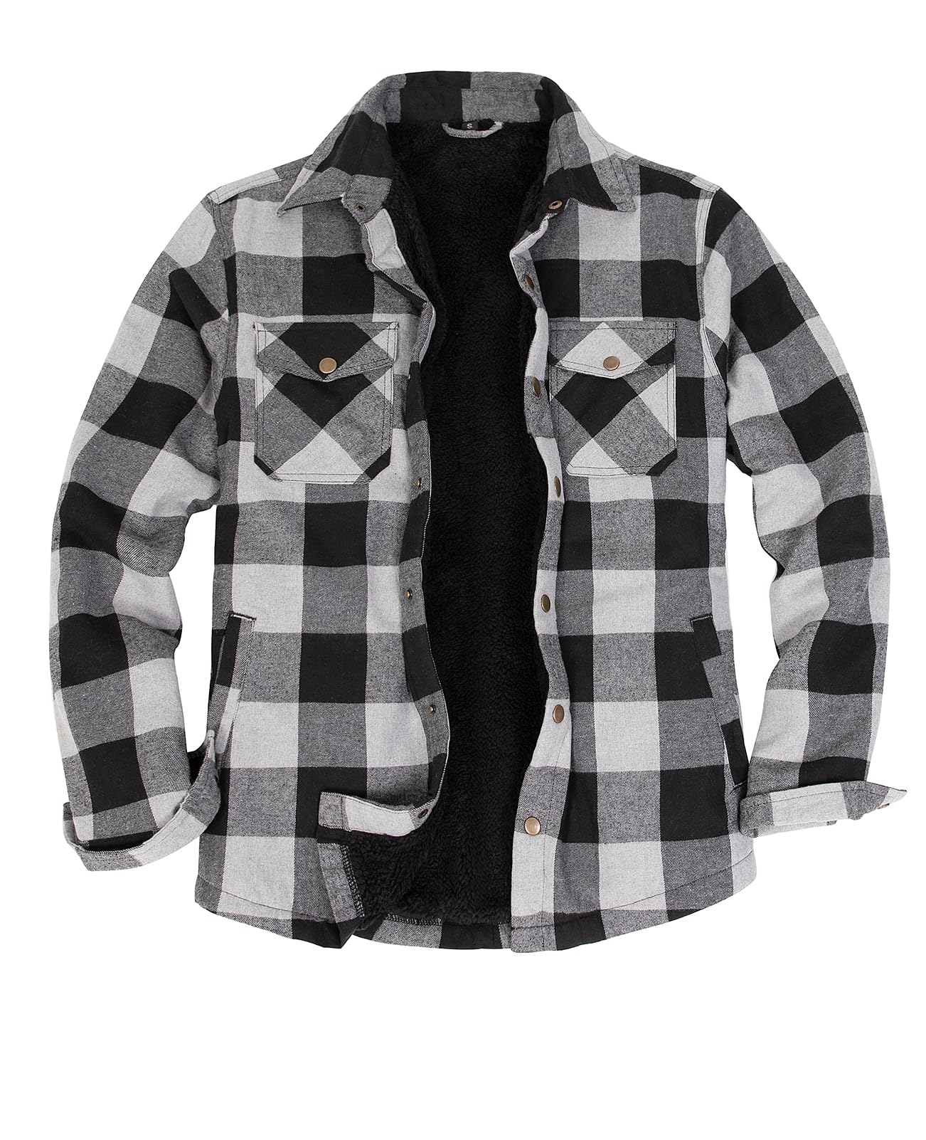 ZENTHACE Mens Flannel Shacket Jacket Chaqueta de franela para hombre Hombre