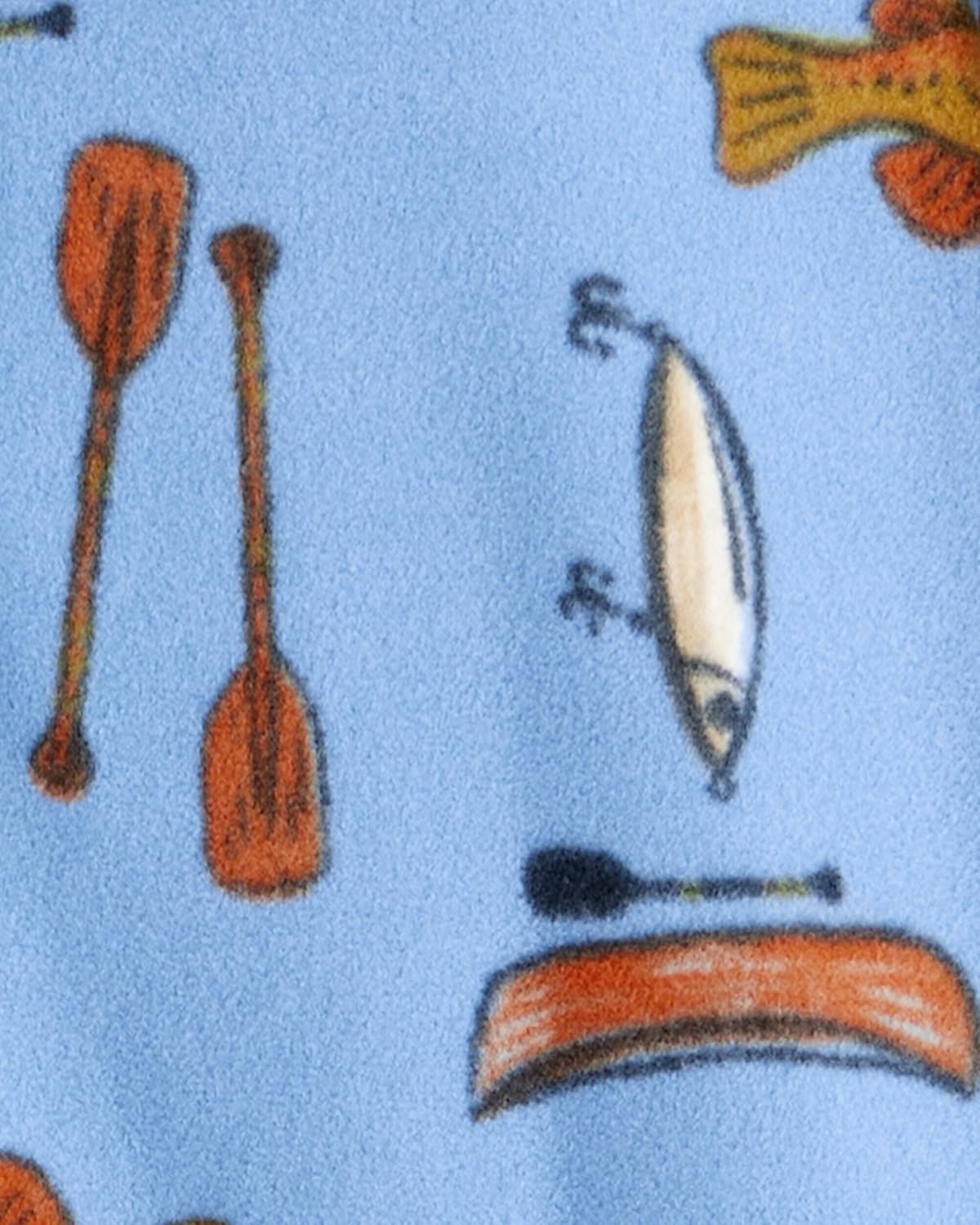 Carter's Big-Boys' 1 Pc Micro Fleece Footed Blanket Sleeper