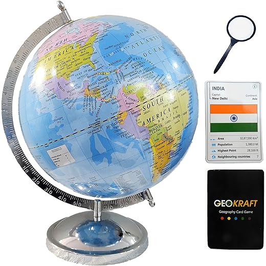 GeoKraft 10 Inch Political Globe