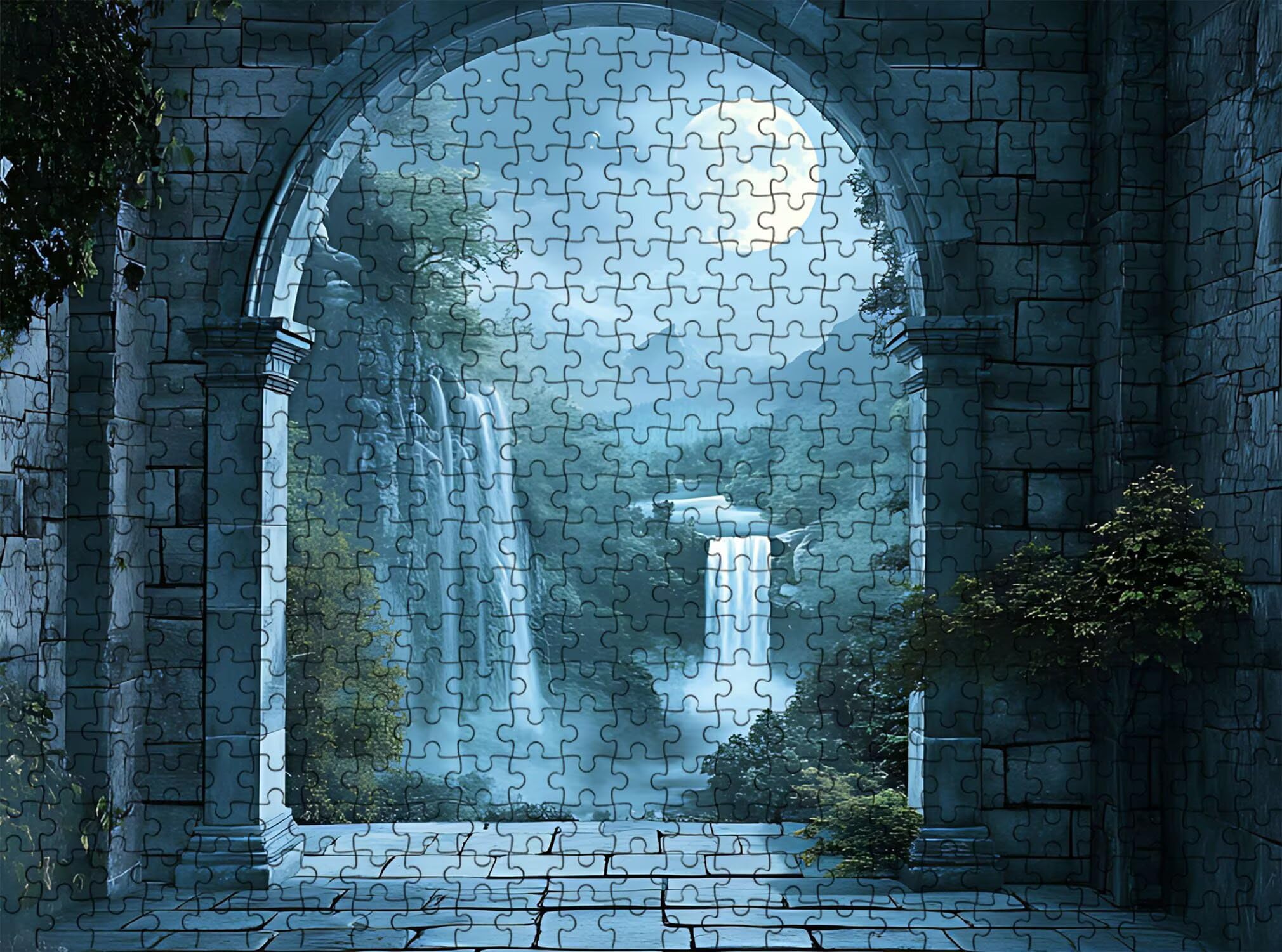 Puzzle 4000 Pezzi Classici, Puzzle paesaggio architettura 141 x 87 cm, Gioco Educativo e Antistress in Legno con Poster Incluso, Ttività DIY per Famiglia, Regalo per Appassionati, Decor Parete, f0-508