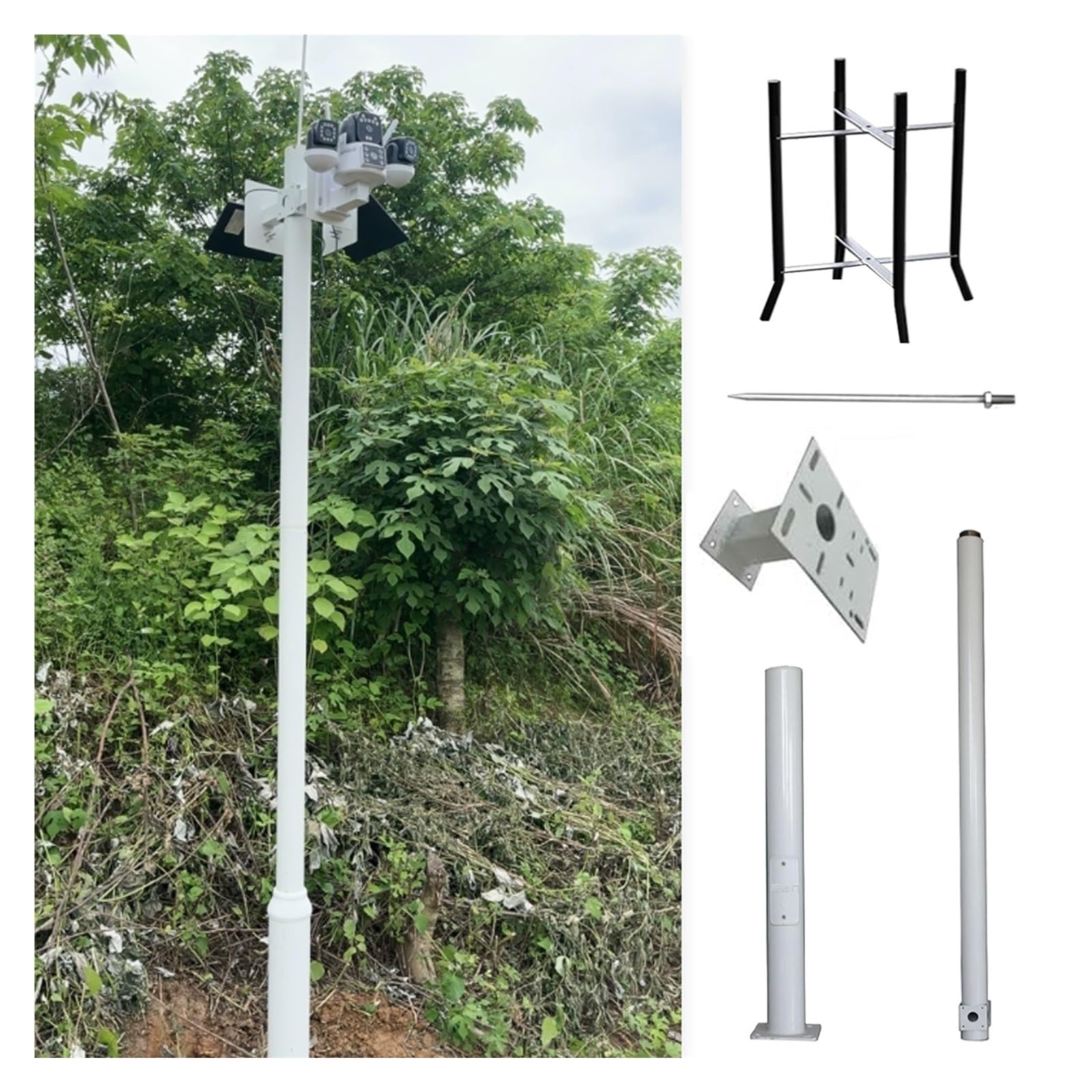 CCTV Mast Für Außenbereich, Einbau-Mast Für Sicherheitskameras