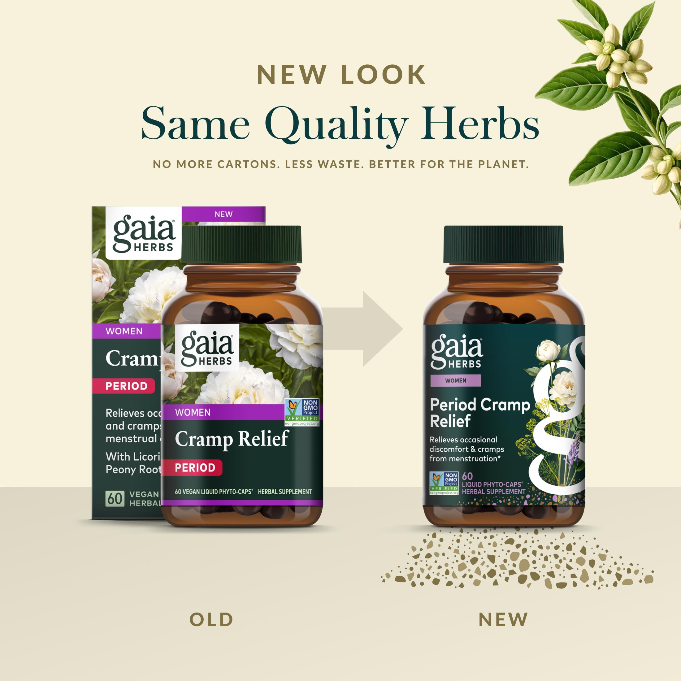 Gaia Herbs Cramp Relief, 60 Vegan Capsules, 60 Servings — Amazon image 6
