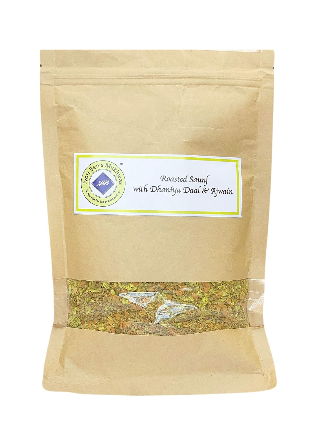 Jyoti Ben's Mukhwas Roasted Saunf with Dhaniya Daal & Ajwain I Helps
