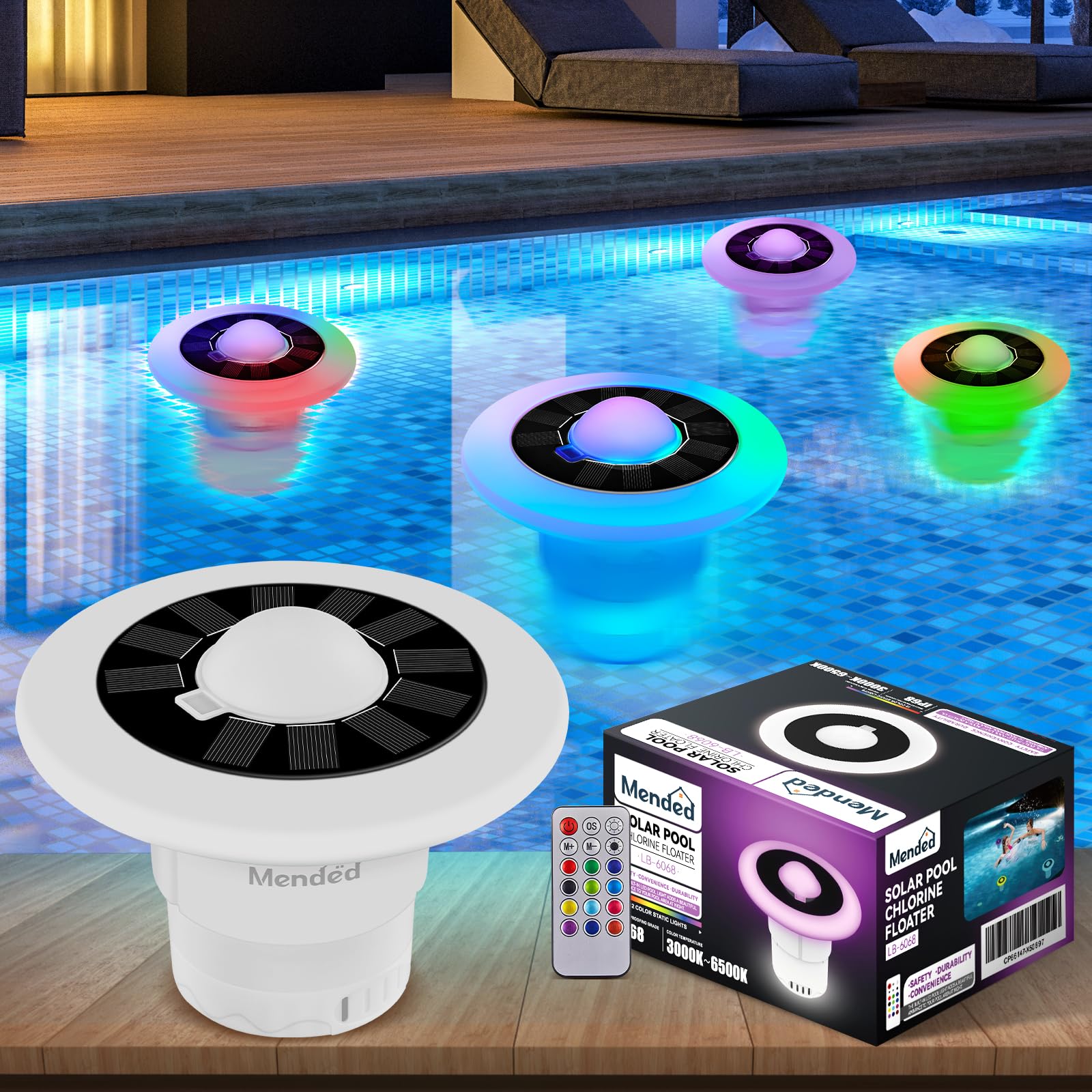GAME Solar Light-Up Globe Pool Chlorinator; 3-Tablet