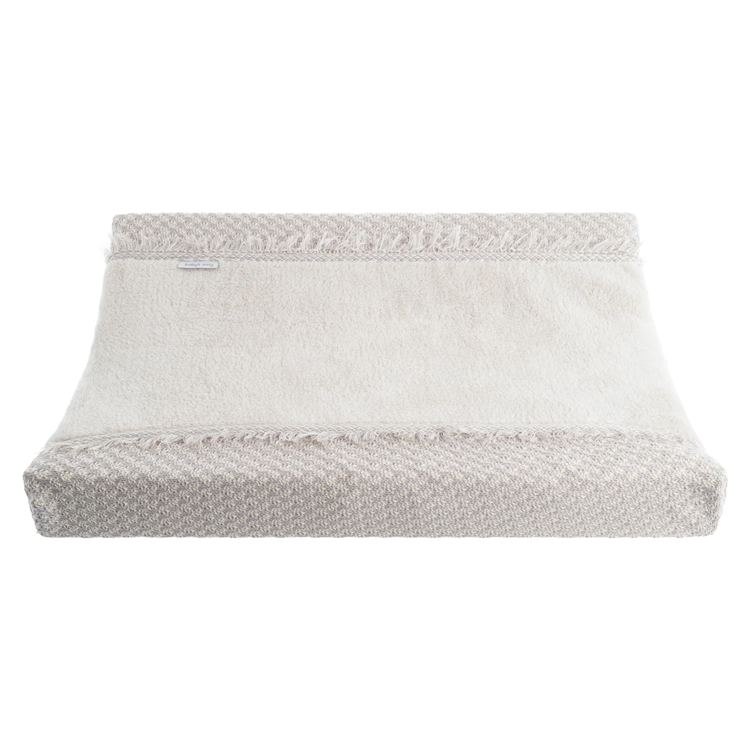 Baby's Only - Housse matelas à langer Happiness - Urban Taupe/Ecru - 45x70 cm