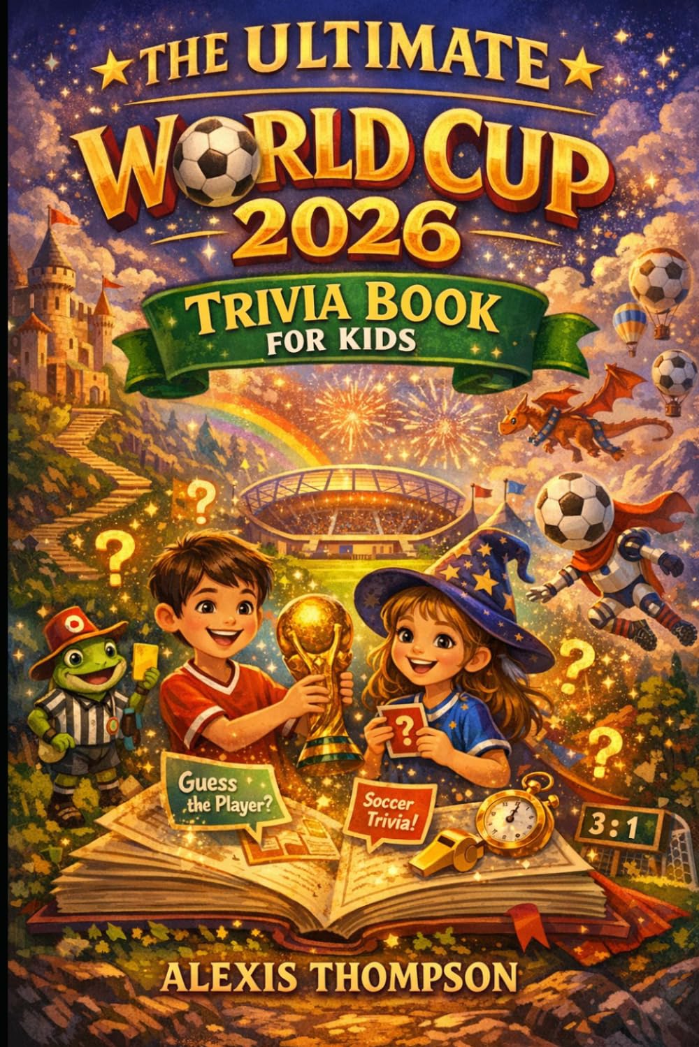 The Ultimate World Cup 2026 Trivia Book for Kids: 1000+ Amazing Questions from Easy to Expert • Historic Finals, Crazy Records, Legendary Players & Quiz Battles