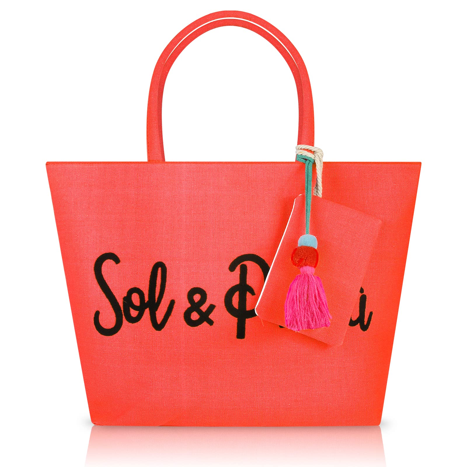 VictseBolso de Playa Grande, Mujer Bolsa de Hombro con Cremallera, Ligera Bolso Totalizador, Bolso de Bandolera, Grande Bolsa de Compras Niña Bolsa de Asas