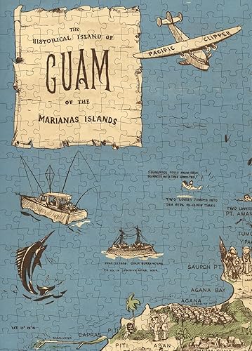 Miniatura 4 de Rompecabezas de 1000 piezas Mapa histórico de la isla histórica de Guam - 1958 Guam Puzzle para adultos