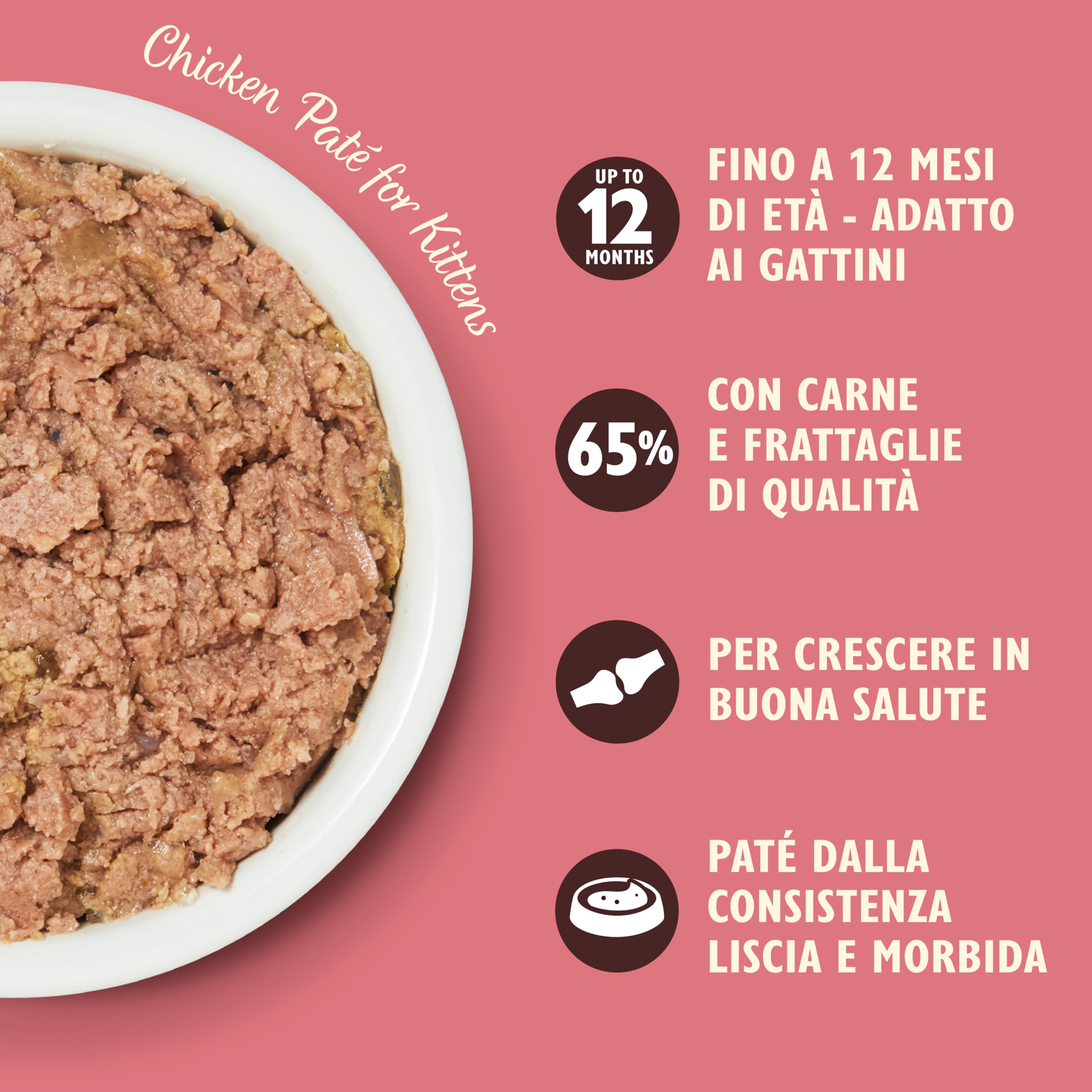 Lily's Kitchen Cibo Umido per Gattino 19er Vaschette (19 x 85g) - Pollo