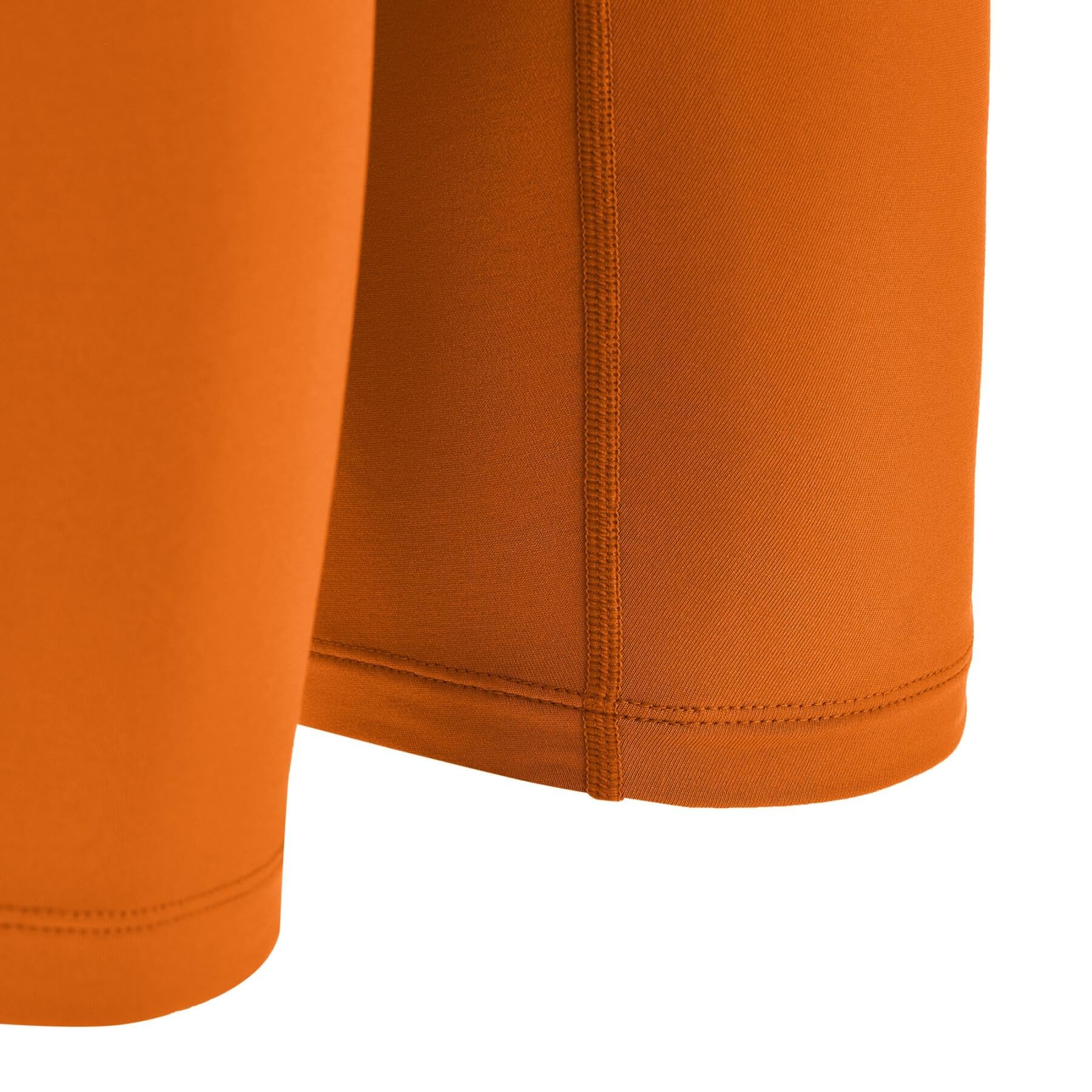 Macron Bermuda Scaldamuscoli Oak Calcio Sport Arancio Fluo
