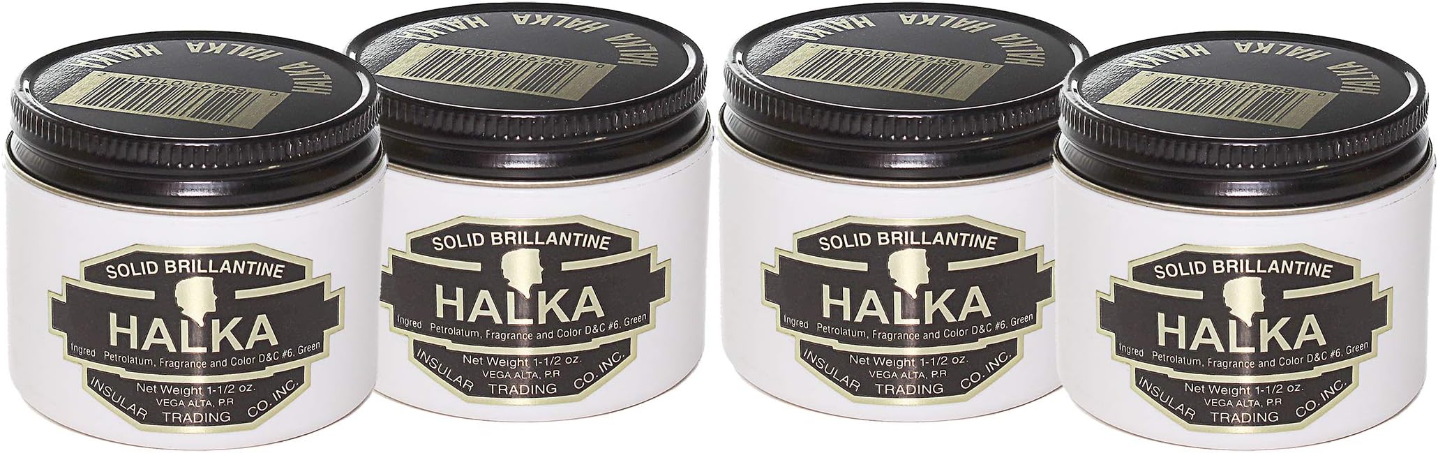 4 SOLID BRILLANTINE HALKA,4 BRILLANTINA HALKA SOLIDA PUERTO RICO BEST SELLER